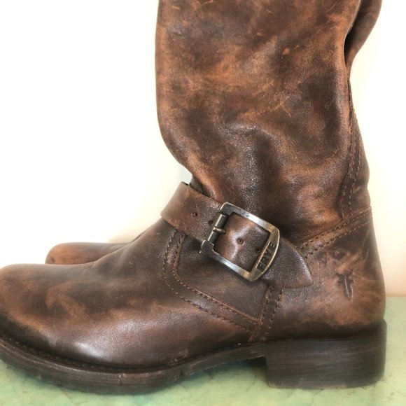 frye veronica shearling mid boot